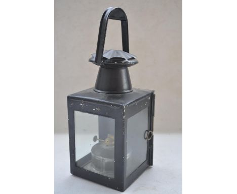 Vintage British Rail (M) general purpose handlamp, overall height approx 32cm 