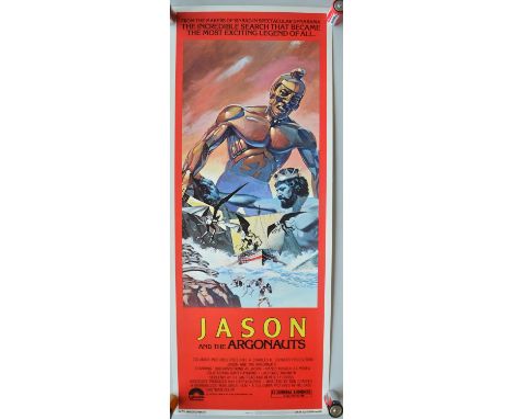 Original US release vertical format card stock insert poster for "Jason And The Argonauts" starring Todd Armstrong and Nancy 