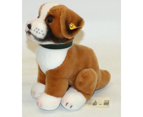 Steiff - boxer dog No. 660733, H25cm 