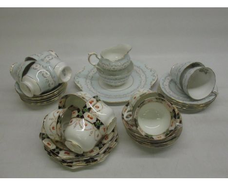 Paragon Radstock 21 piece tea set and a E&amp;S Warwick bone China tea set 