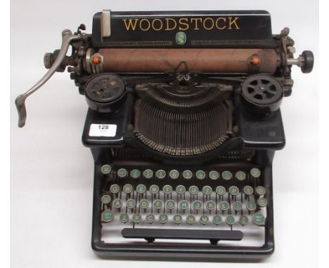Woodstock standard Model typewriter in Japanned Metal finish 