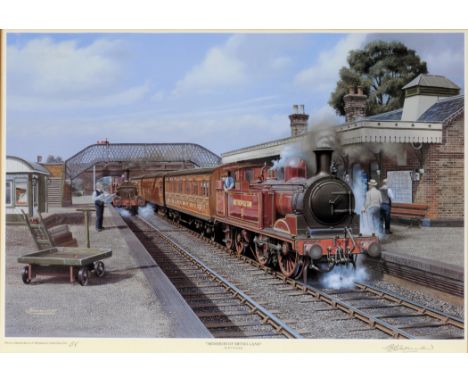 BARRY FREEMAN (BRITISH, B.1937) 'Memories of Metro-Land', colour print, limited edition 38/500, signed in pencil lower right,