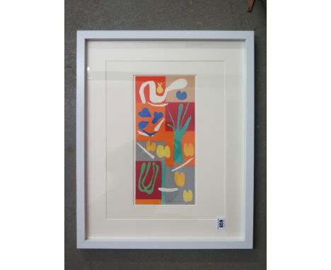 Henri Matisse - Original Lithograph Vegetaux printed by Mourlot or Paris - 32cm x 16cm