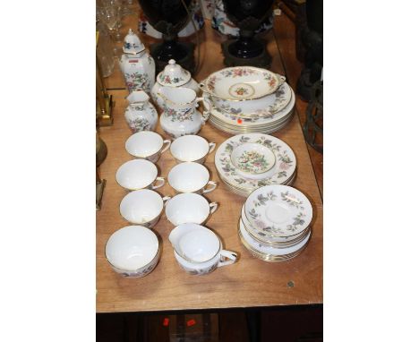 A collection of miscellaneous china to include a Royal Worcester part tea service in the June Garland pattern, Aynsley Pembro