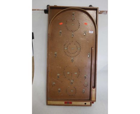 A bagatelle board 
