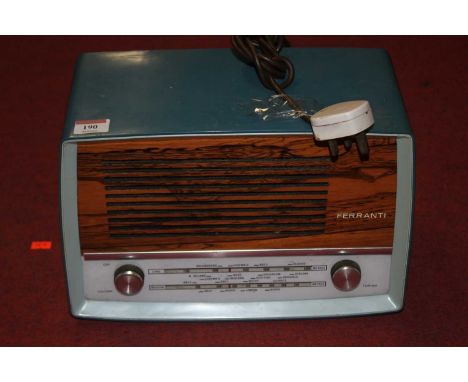 A Ferranti radio model No. 5700