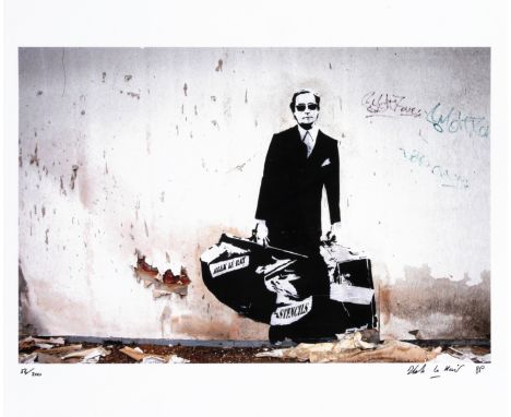 Blek Le Rat x Sybille Prou (Collaboration) ‘Getting Through The Walls’, 2008, C-type photographic print on Fuji Crystal archi