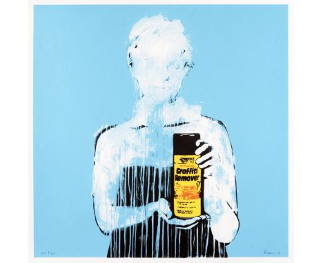 Dolk (Norwegian b.1979), 'Graffiti Remover', 2013, screen print in colours on 300 gsm paper, signed, dated and numbered from 