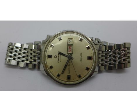 A Certina automatic Certiday New Art calendar date wristwatch
