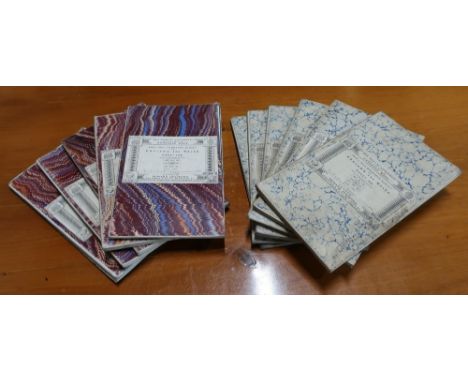Ordnance survey 1 inch to 1 mile folding linen backed maps, Carndonagh Limavady, Londonderry, Cockermouth, and sheet 42 Wales