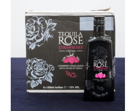 6 50-cl bts Liqueur de Tequila Rose Strawberry Cream oc 15%