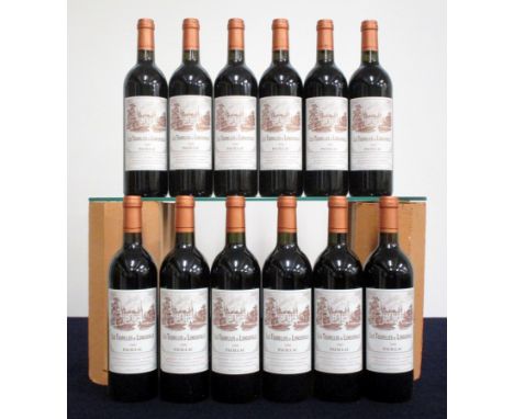 12 bts Les Tourelles de Longueville (2nd wine of Pichon Baron) 2000 owc Pauillac i.n