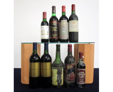 1 hf bt Ch. Kirwan 1985 Margaux Grand Cru Classé us/ts 1 bt Harveys N°1 Claret 1985 Bordeaux ts 1 bt Prestige de Cruse 1990 B