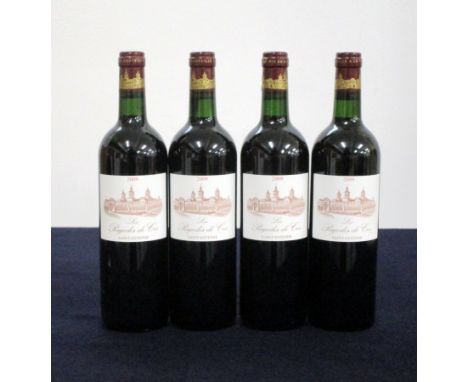 4 bts Les Pagodes de Cos  2009 St. Estephe (2nd wine of Cos d'Estournel) i.n