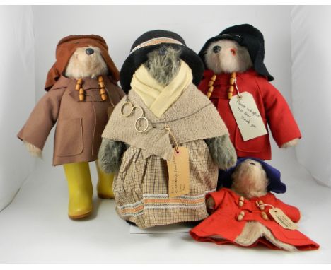 Paddington, Aunt Lucy, Nookie Bear and Teddy Ruxpin, 1970s/80s, two Gabrielle Designs Paddington Bears, an Aunt Lucy with gla