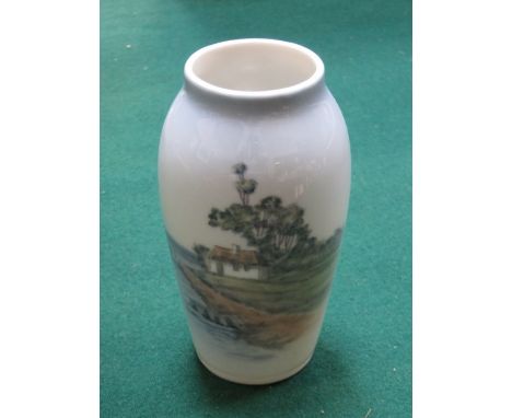 ROYAL COPENHAGEN GLAZED CERAMIC VASE 