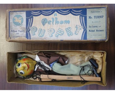 BOXED PELHAM PUPPET- TELEVISION'S MR TURNIP