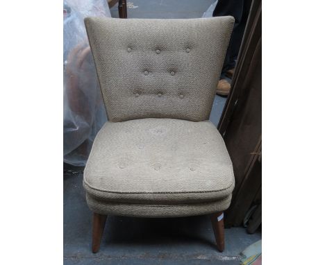 ART DECO BUTTON BACK EASY CHAIR