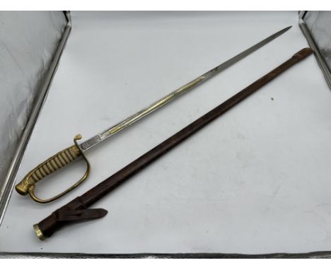Antique Military Ceremonial Sword made by Wilkinson Sword Ltd. Made in England. 

All transportation of this item must be arr