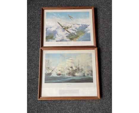 Robert Taylor First Edition Print Signed by Group Captain Sir Douglas Bader, and Air Vice-Marshall Johnnie Johnson, along wit