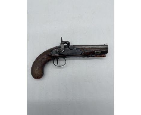 Antique Flintlock Pistol.  

All transportation of this item must be arranged by the buyer and the courier of their choice if