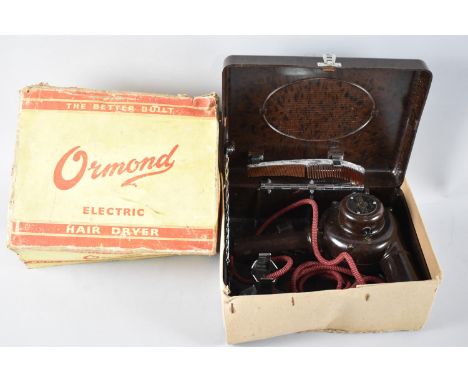 A Vintage Ormond Electric Hair Dryer In Original Box 