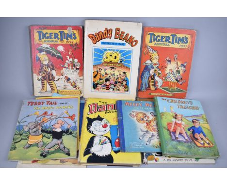 A Collection of Various Vintage Children's Annuals, Dandy/Beano etc 