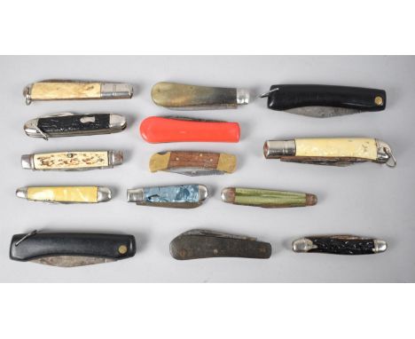 A Collection of Various Vintage Pen Knives and Pocket Knives 