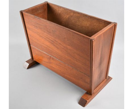 A Vintage Wooden Magazine Trough, 39ms Long 