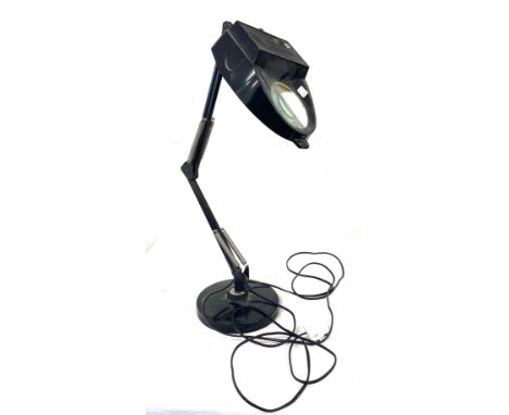 Vintage angle poise lamp on stand , working order 
