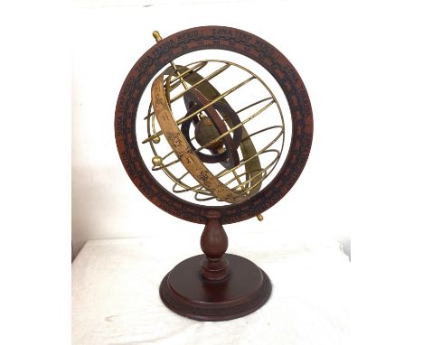 Zona Celestial global/ compass ornament measures approx 