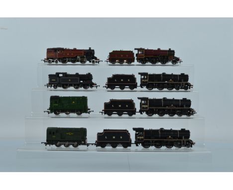 OO gauge. Four assorted tender locomotives, together with four others,. Includes Wren, Lima, Bachmann Branch-Line, Tri-ang, e
