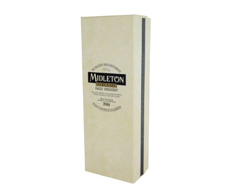 Whiskey: A bottle of 1984 Midleton very rare Irish Whiskey - Barry Crockett No. 10162, with cert, in presentation box and cov