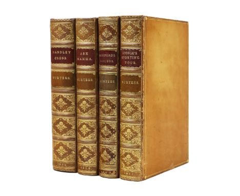 With Attractive Hand Coloured Plates  Fine Bindings - The Surtees Novels,&nbsp;Mr. Sponge's Sporting Tour, L. 1853;&nbsp;Hand
