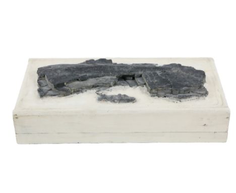 Natural History: A mounted Fossil of a Fish, approx. 35cms x 18cms (14" x 7"). (1)  Provenance: Ex. Collection Horatio F.K. H