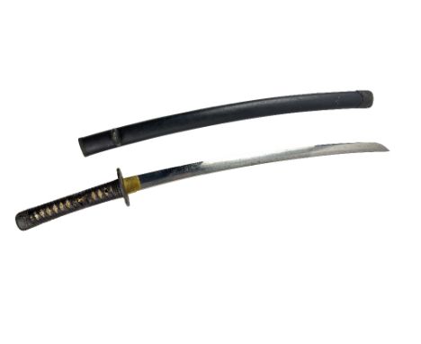 An early Japanese Wakizashi Sword, Muromachi period (1336-1573),&nbsp;Signed Sobei Kao, 1500's, Province of Bizen, Osafune Ju