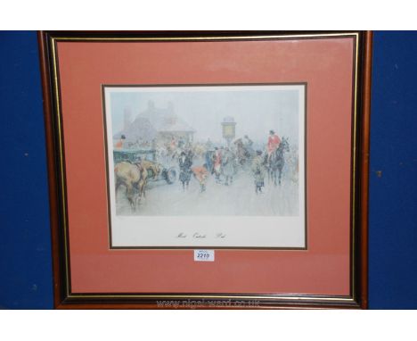 A Limited Edition print titled 'Meet Outside Pub' 400/500.