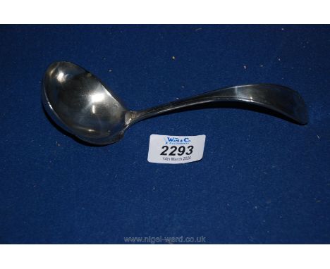 A Victorian silver plated Ladle.