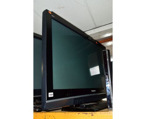 A PANASONIC 42' LCD TV (remote) and a DVD recorder (2)