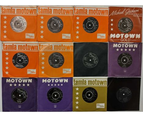 BLACK LABEL TAMLA MOTOWN AND UK LABELS 7" COLLECTION - a collection of approximately 250 + Tamla Motown black labels and UK l