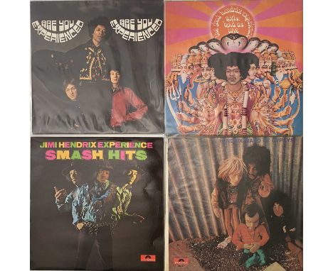 JIMI HENDRIX - LP COLLECTION (W/ORIGINAL AXIS AND ARE YOU EXPERIENCED). Fab bundle of 4 x LPs from Buster. Titles are Axis: B
