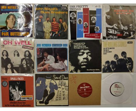 BLUES/ BLUES ROCK/ GARAGE REVIVAL - 7" COLLECTION. A smashing collection of around 39 7" singles. Artists/ titles include Joh