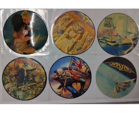 PICTURE DISC AND ALBUM SLEEVES COLLECTION - a collection of approximately 40 Picture Discs and 100 album sleeves (some glued 