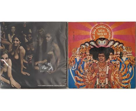 JIMI HENDRIX - ELECTRIC LADYLAND/ AXIS: BOLD AS LOVE LPs (UK TRACK PACK). A super pack of 2 oiignal UK LP pressings by Jimi H