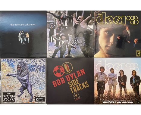 THE ROLLING STONES / THE DOORS / BOB DYLAN - MODERN LPs. A collection of 7 x LPs. Artists/ Titles include The Rolling Stones 