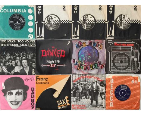ROCK/ POP/ PUNK/ 2 TONE - 7" COLLECTION. A genre-spanning collection of around 75 7" singles. Artists/ titles include Zoot Mo