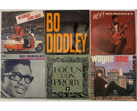60s/R&amp;R LP COLLECTION - a collection of approximately 200 60s/R&amp;R LPs. collection to include: Bo Diddley, Focus, Wayn