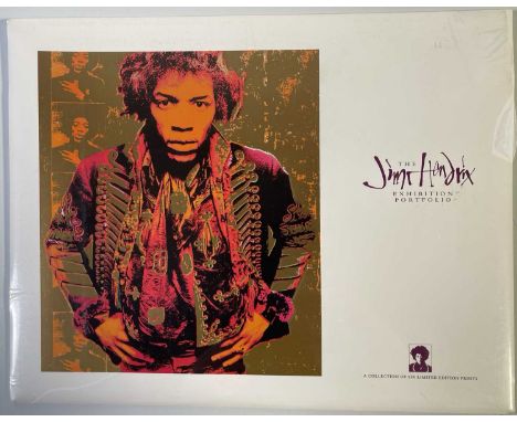A 1992 set of six limited edition prints, issued with an official Jimi Hendrix exhibition. To include prints of work by Gered