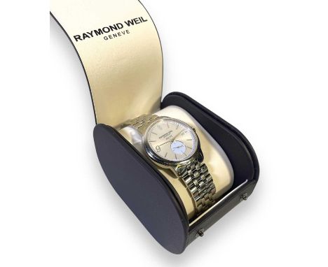 A limited edition Raymond Weil 'Buddy Holly' 'Maestro' watch. Seemingly unworn in original box with COA.