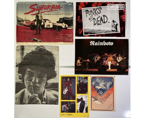 A collection of 17 rock and punk related posters. artists to inlucde: Sex Pistols, Ian Dury and The Blockheads, Joan Jett and